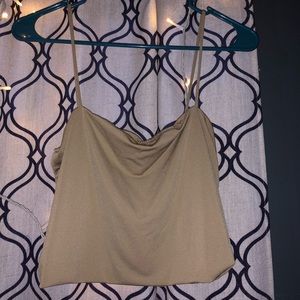 Laura’s boutique nude crop top